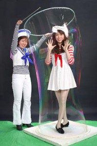 シャボン玉パフォーマンス